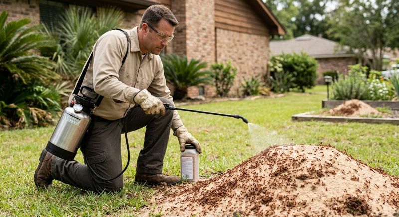 Red Ant Extermination in Denton, TX