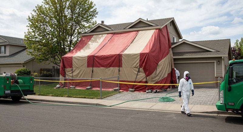 Termite Tenting in Asheville, NC